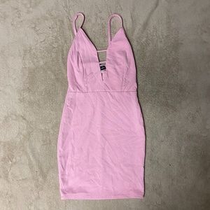Pink scrappy dress